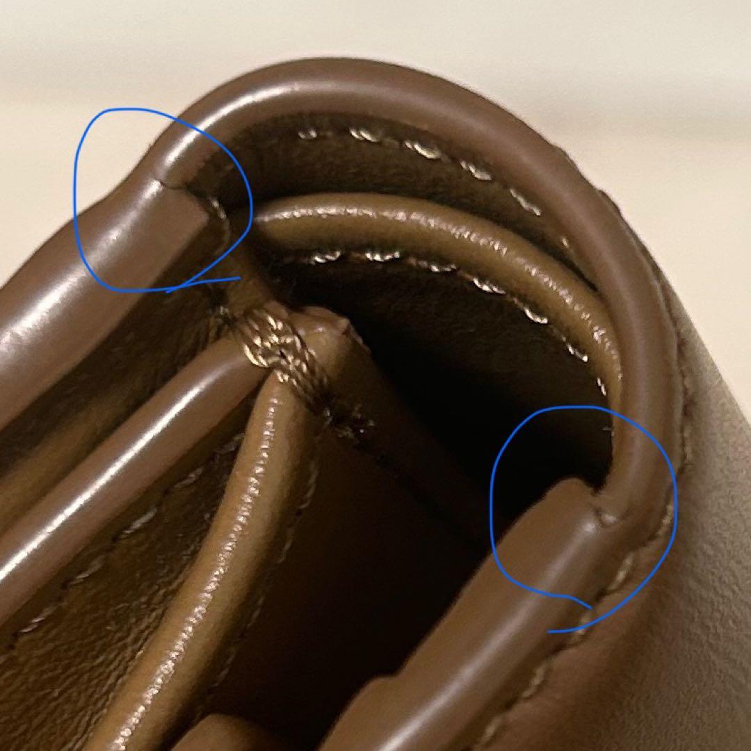 セリーヌ　折りたたみ　財布　ブラウン