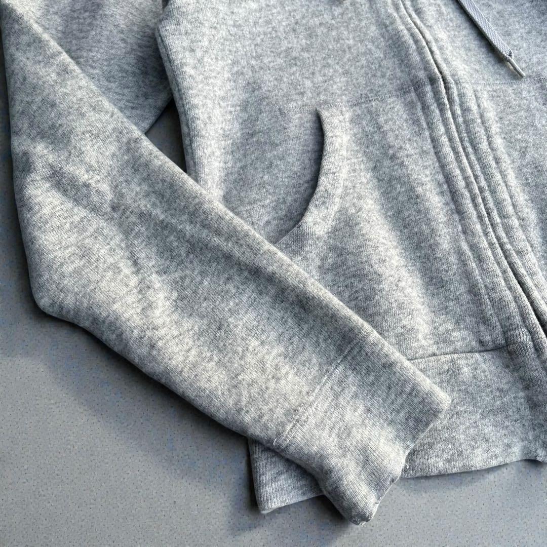 HYSTERIC GLAMOUR フルジップ ニットパーカー フーディガールロゴ