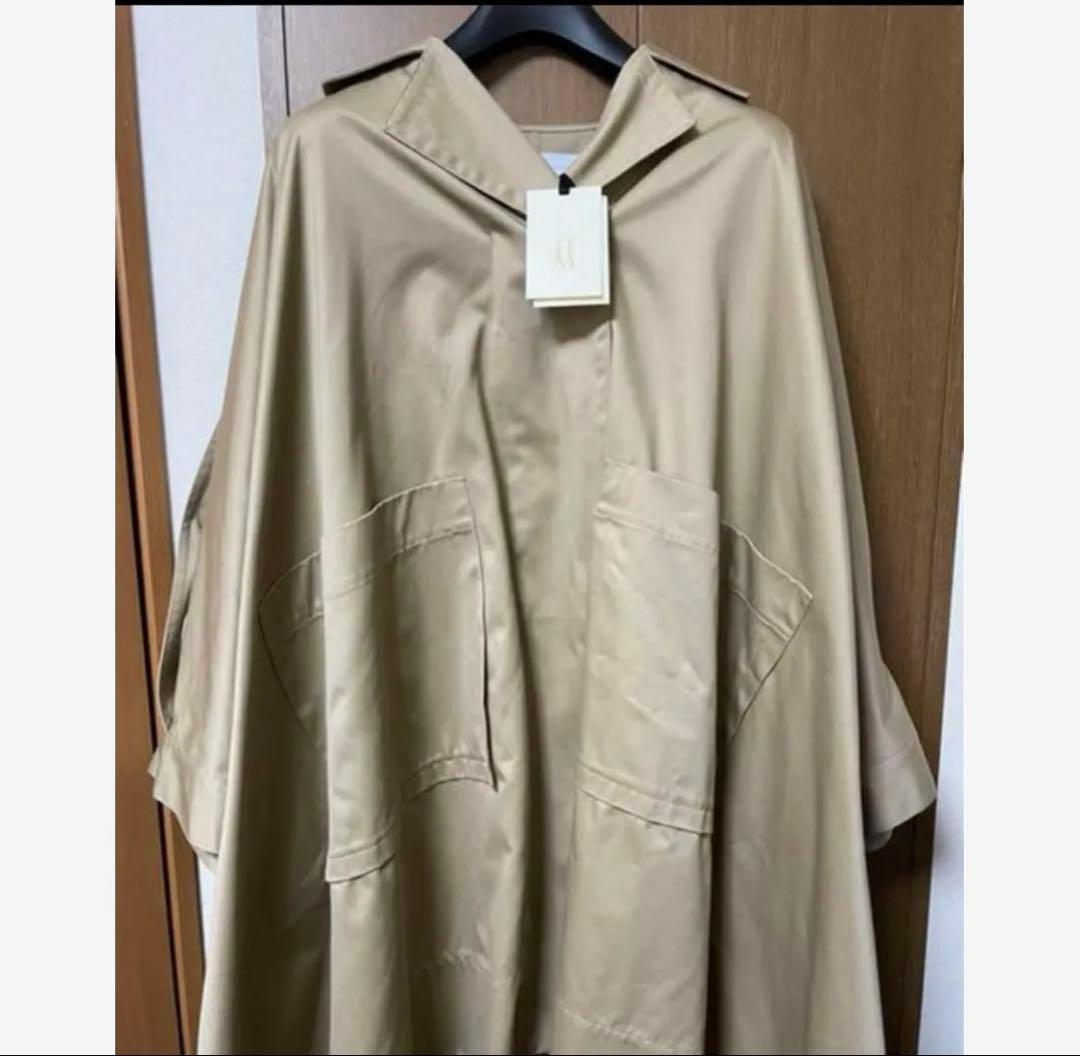 【ハルノブムラタ】ボリュームポンチョコート