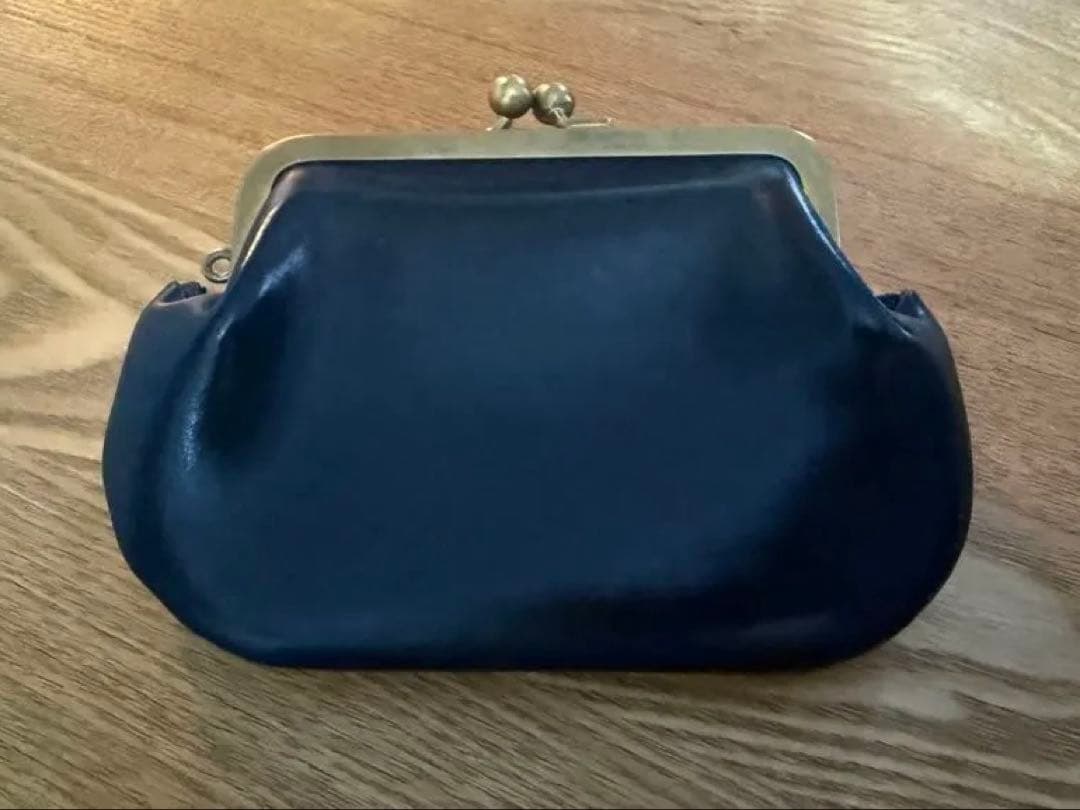 N25 がま口　財布　ブラック　黒