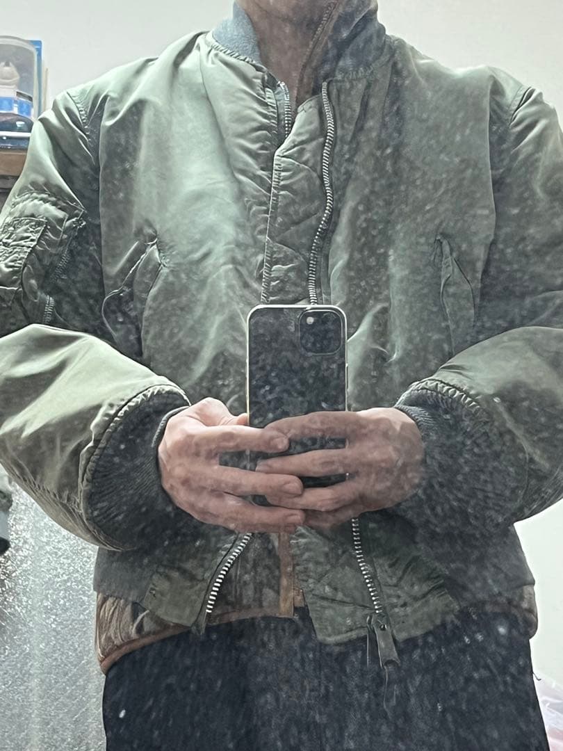 Alpha社製 80s USA MA-1 オリーブ