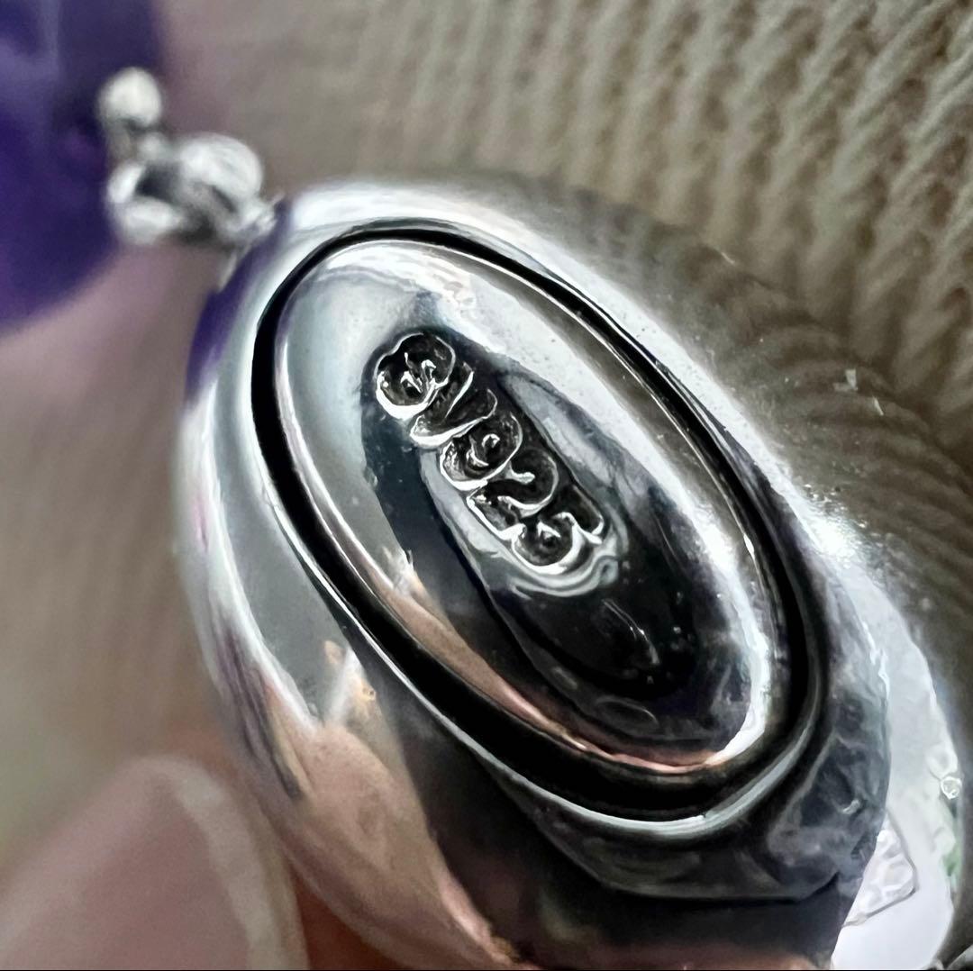 天然石　ネックレス5本セット　留め具（たまご刻・SV925）