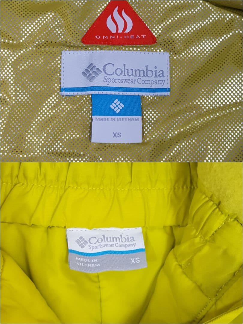 新品 コロンビア キッズ120 スノーウェア 上下セット 防水透湿 スキースノボ