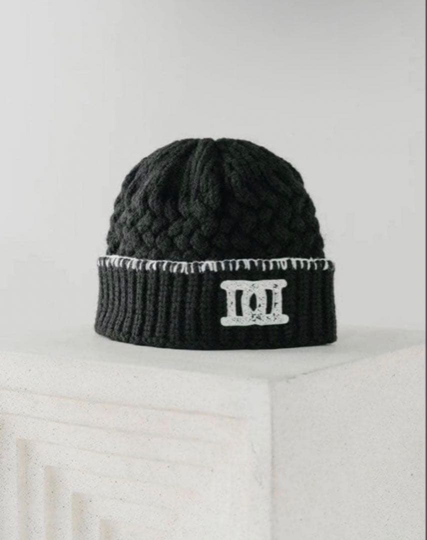 Darich DDロゴバスケットニットビーニー　黒