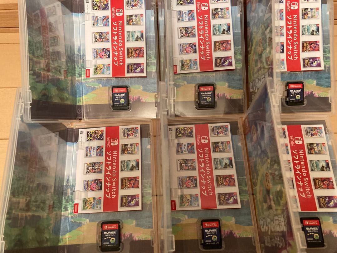 【Switchソフト】 ゼルダの伝説 知恵のかりもの　6本セット