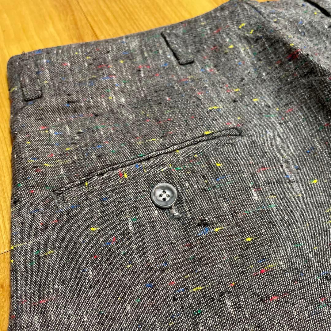 80s COTLER USA製 カスリ スラックス ネップ vintage