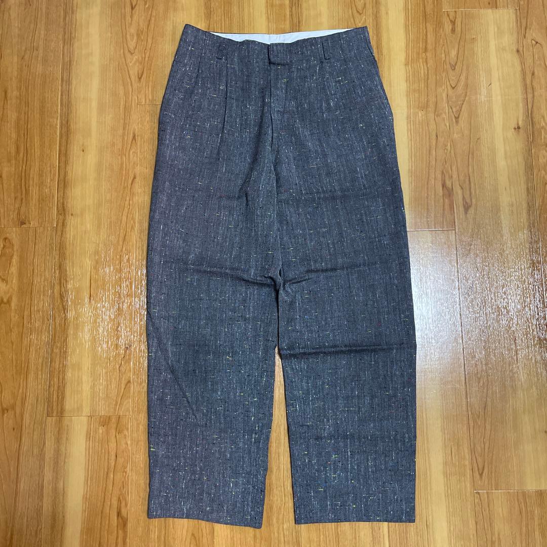 80s COTLER USA製 カスリ スラックス ネップ vintage