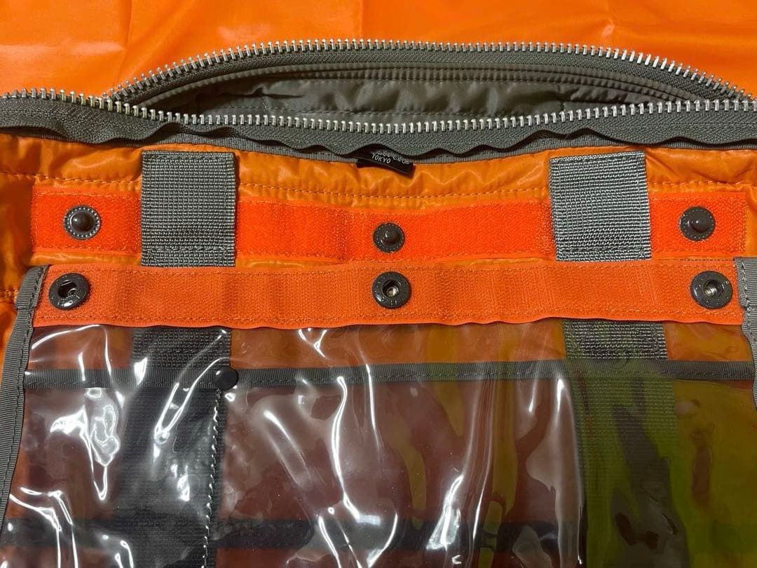 【美品】PORTER タンカードラムバッグ 2way 希少色シルバーグレー