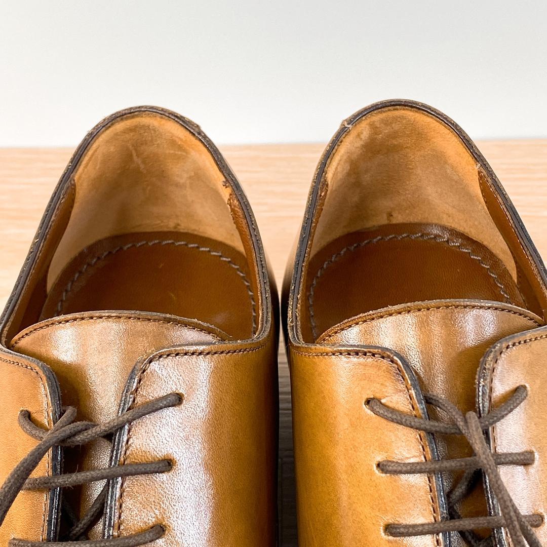 専用ルイヴィトン ビジネスシューズ 革靴 パンチング モノグラム ブラウン25㎝