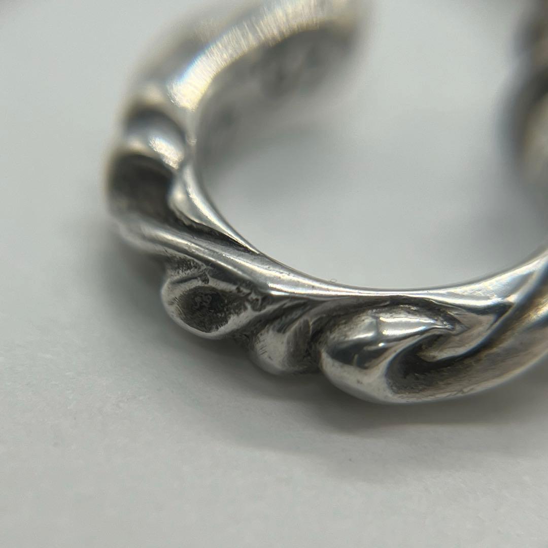 クロムハーツ CHROME HEARTS スクロール フープピアス スモール