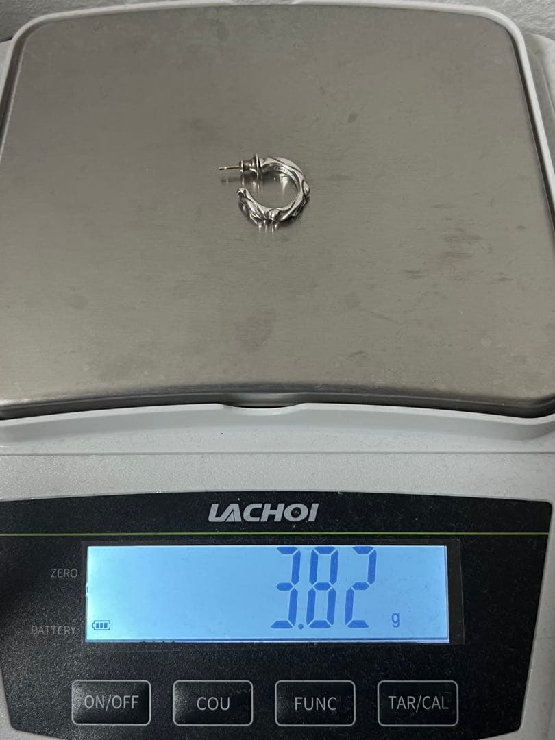 クロムハーツ CHROME HEARTS スクロール フープピアス スモール