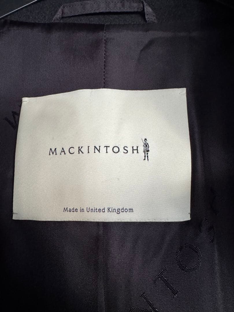 MACKINTOSH メンズウールトレンチ濃紺34 マッキントッシュ　モンクトン