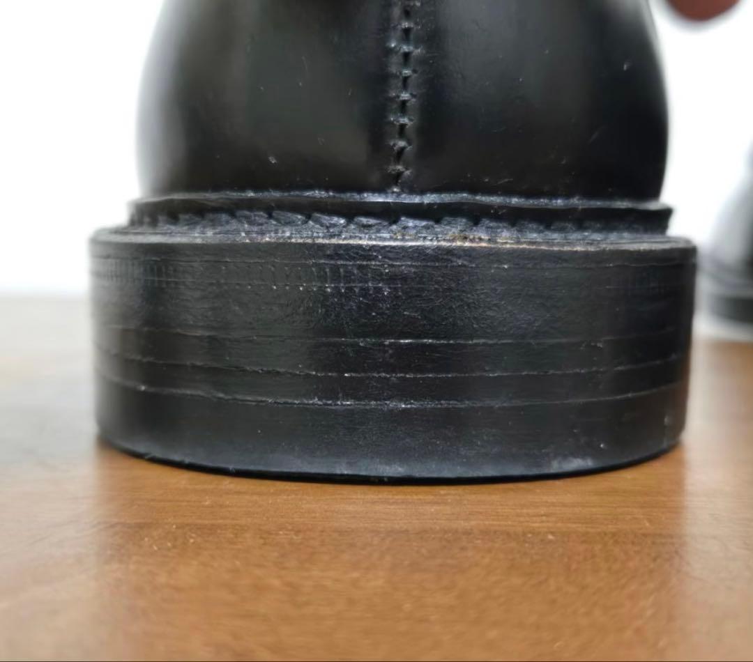 ALDEN 9901 US8 コードバンプレーントゥシューズ 短靴 靴 レザー