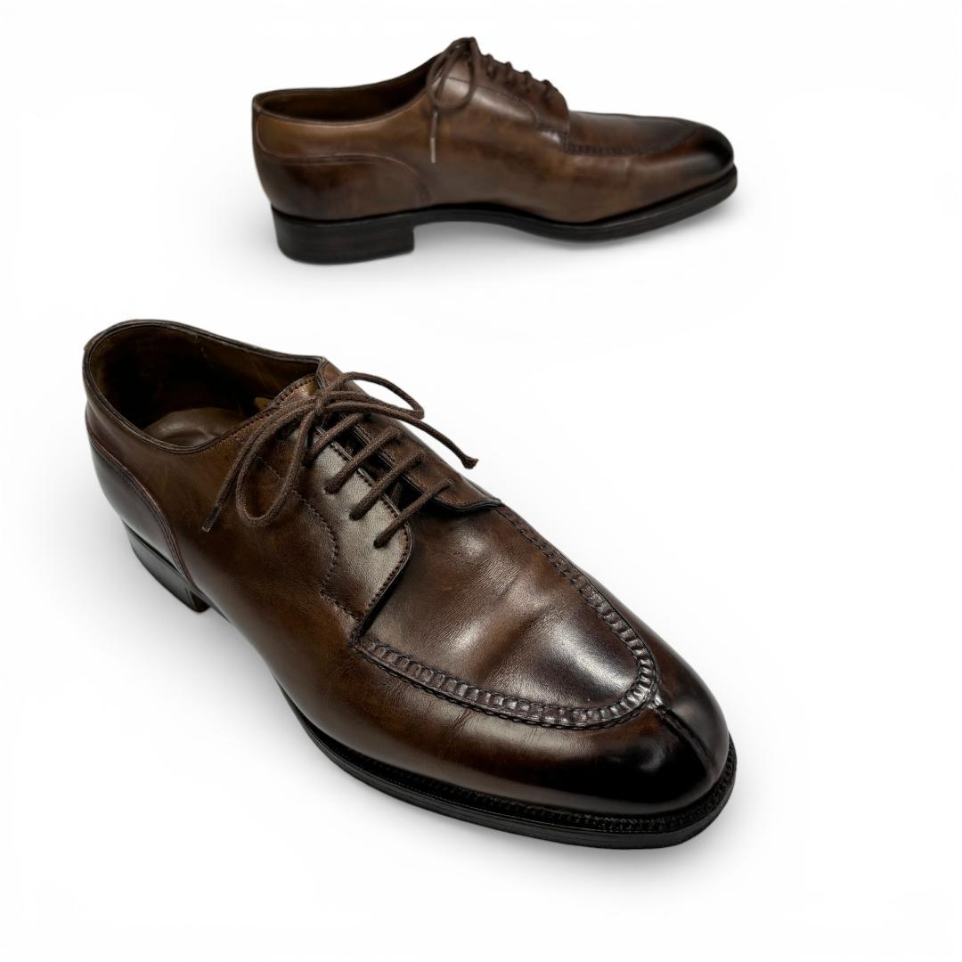 希少サイズ エドワードグリーン Dover UK5E 24cm 32ラスト 濃茶