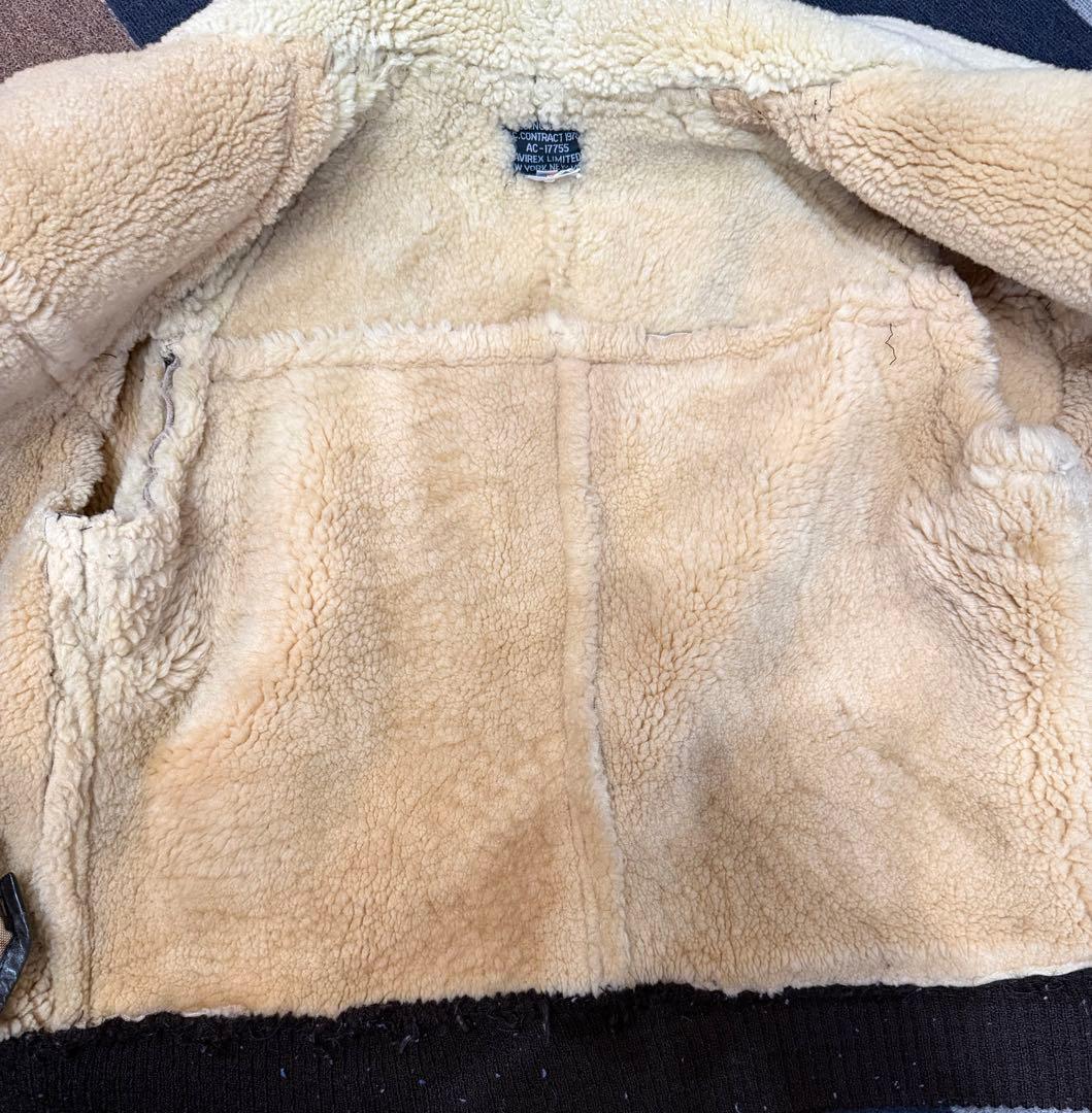 90年代アメリカ製 AVIREXフライトジャケットB-6 36サイズ　難あり