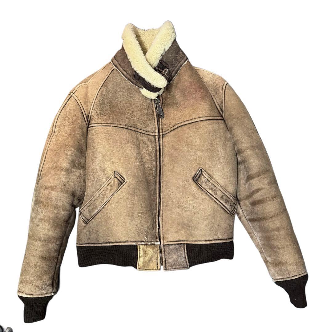 90年代アメリカ製 AVIREXフライトジャケットB-6 36サイズ　難あり