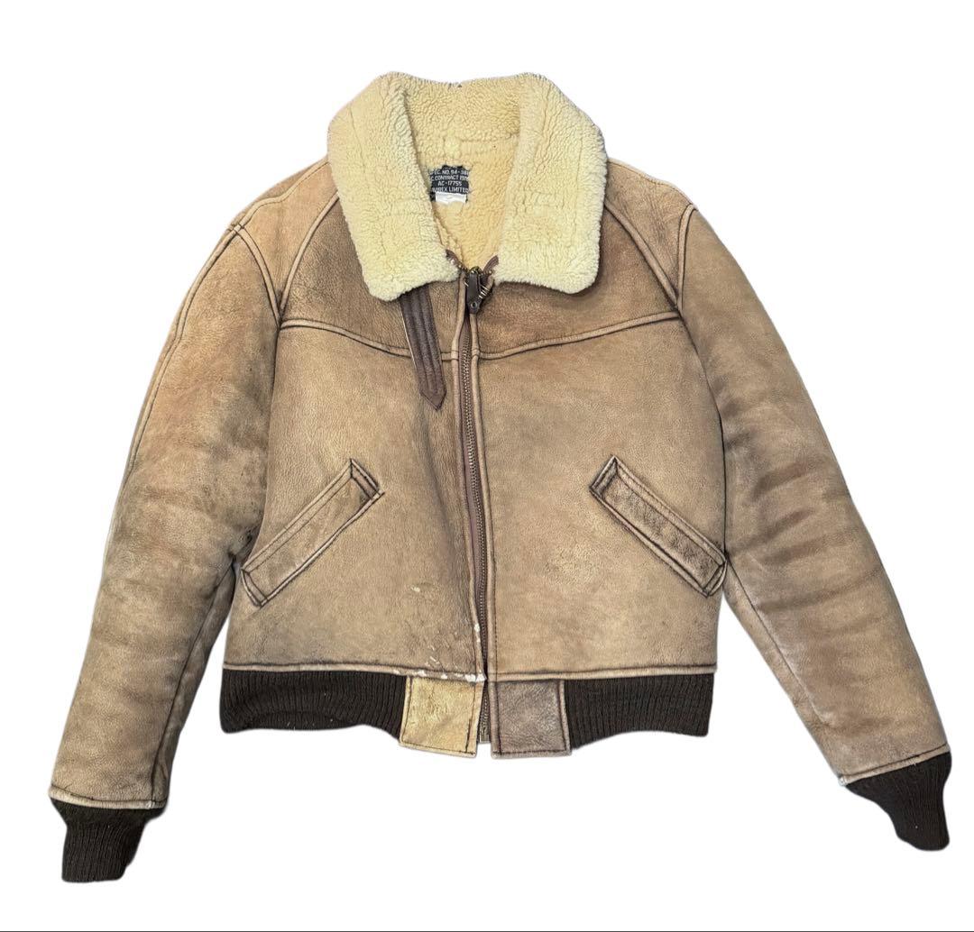 90年代アメリカ製 AVIREXフライトジャケットB-6 36サイズ　難あり