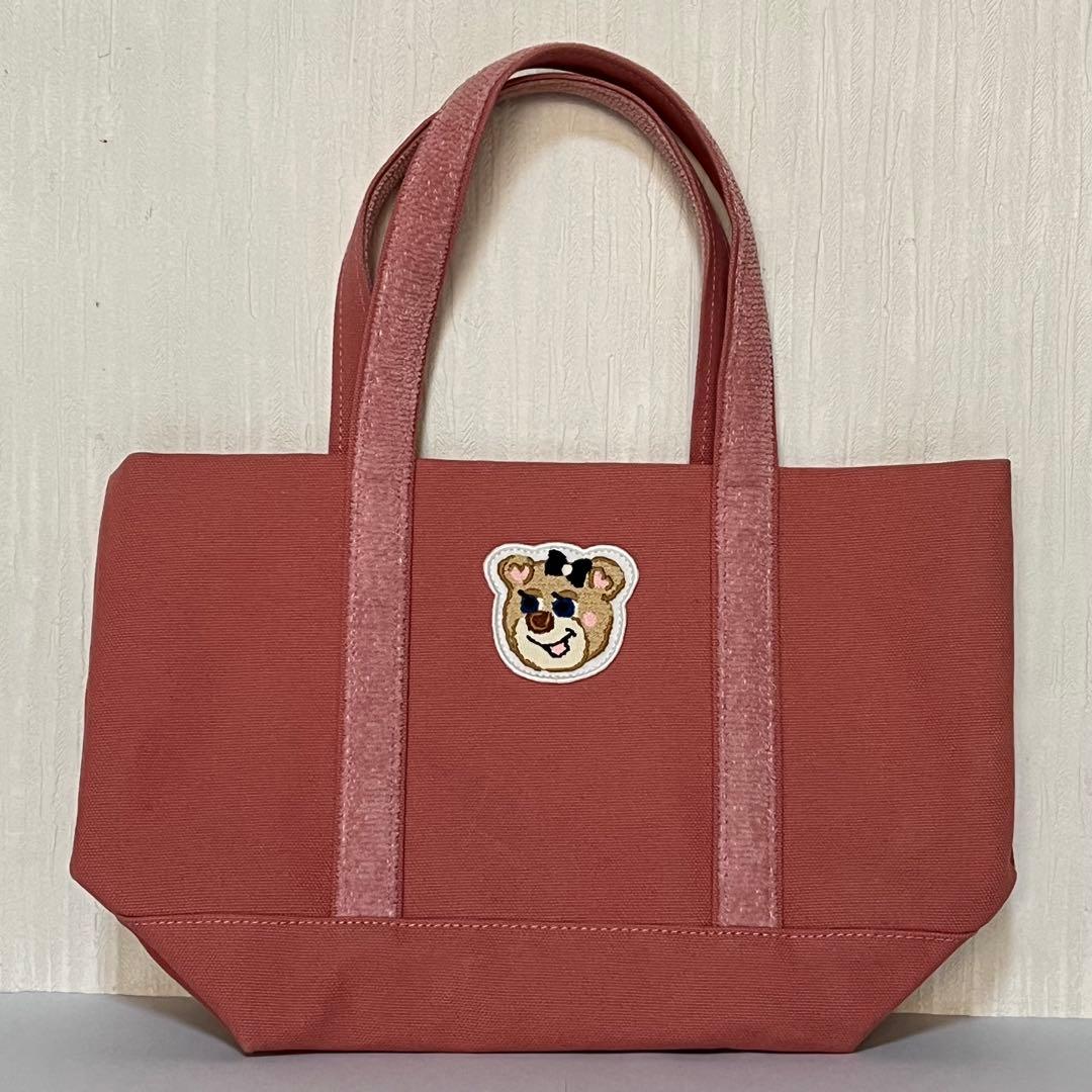 ラブラリー バイ フェイラー オールドテディガール　ワッペントートバッグ