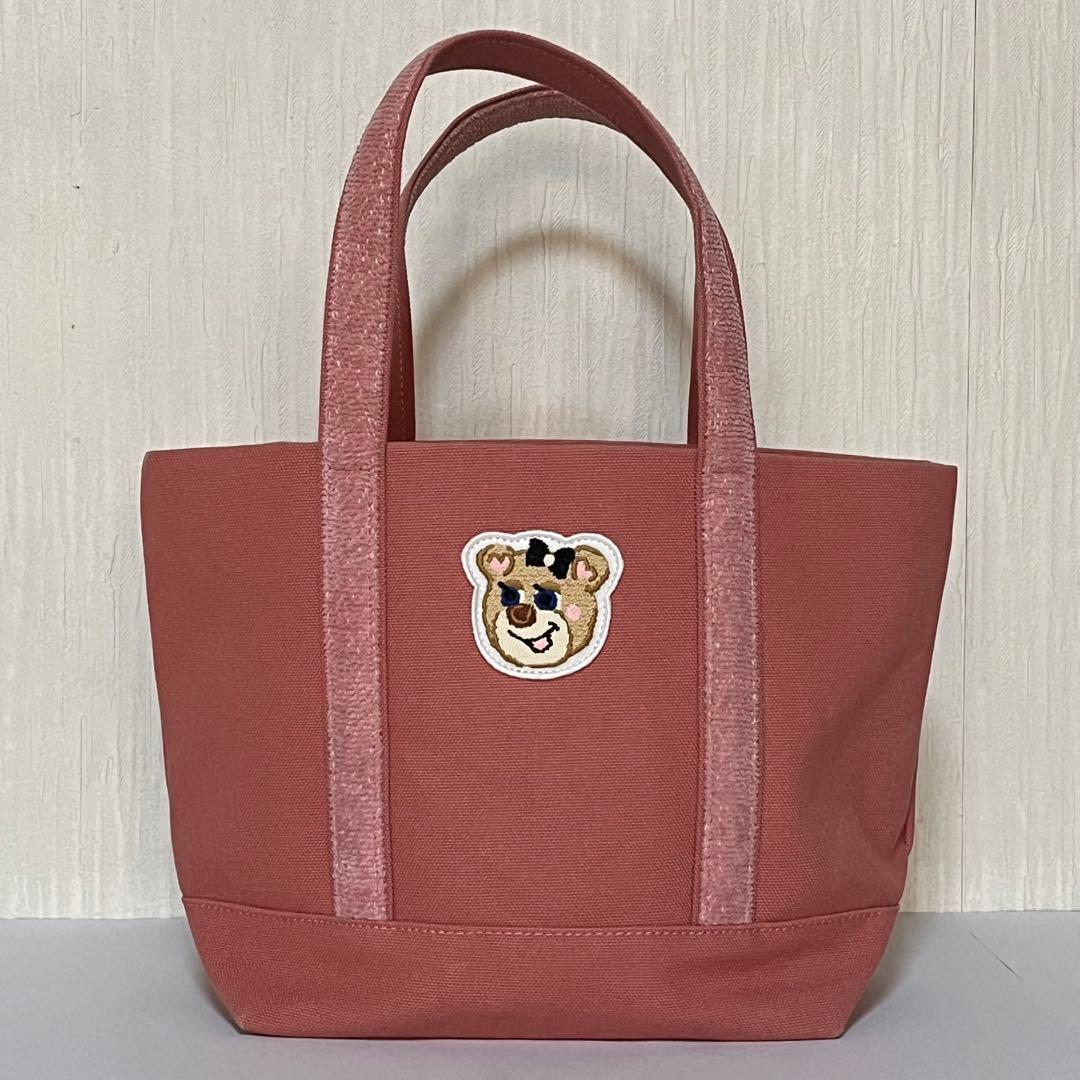 ラブラリー バイ フェイラー オールドテディガール　ワッペントートバッグ