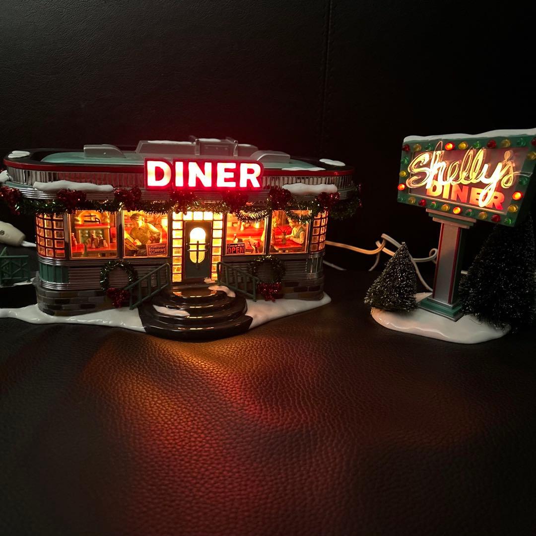 ★シェリーズダイナー Shelly's Diner ライトアップ ジオラマ★