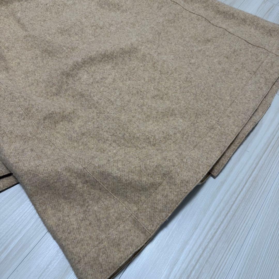 【極美品✨】45R ふわふわぬくぬく 縮絨ウールのロングコート