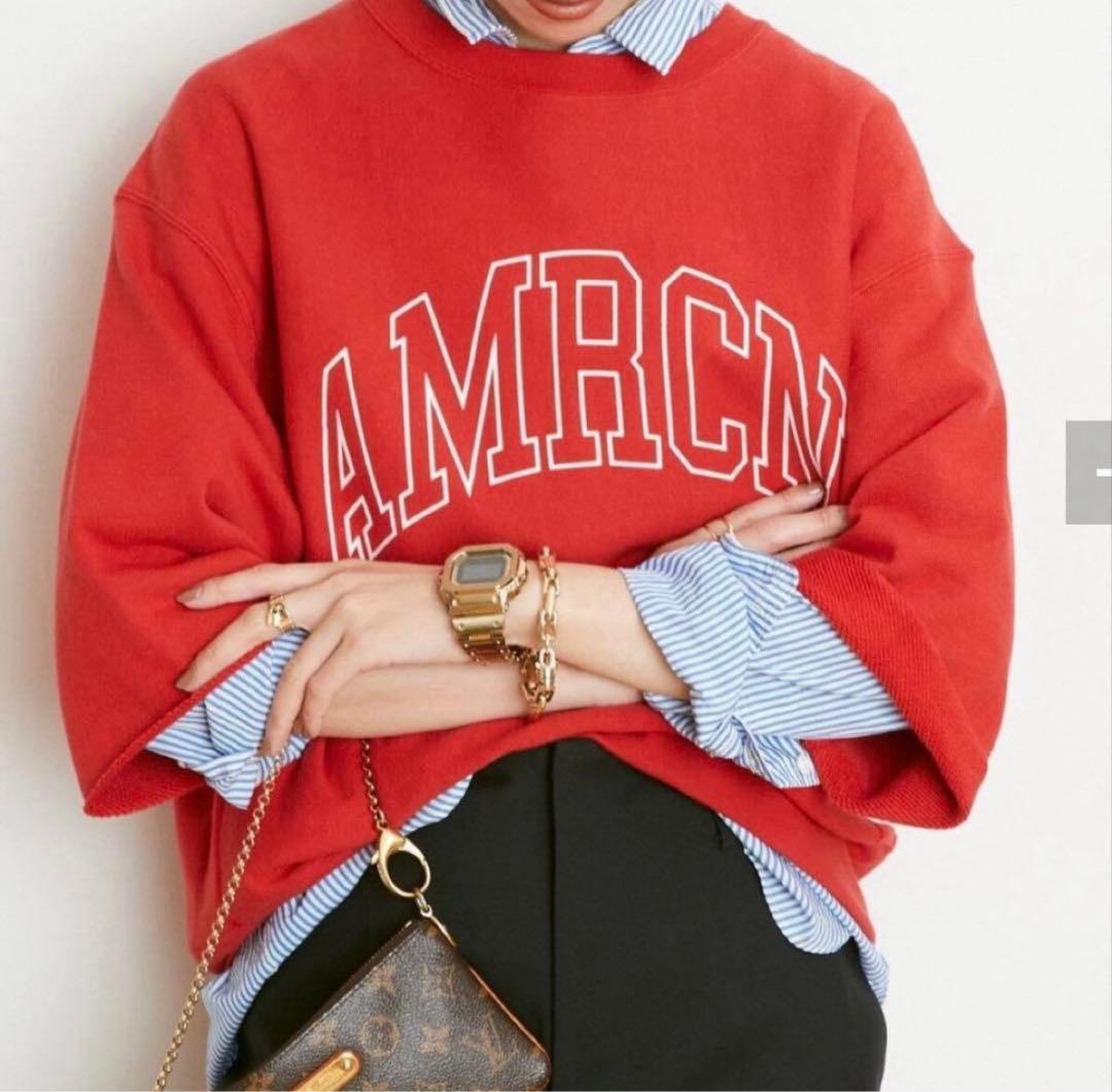 AMERICANA アパルトモン　2024SS カットオフスウェット　美品