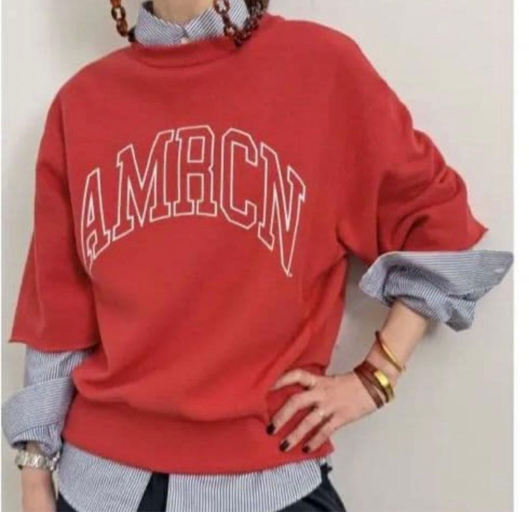 AMERICANA アパルトモン　2024SS カットオフスウェット　美品