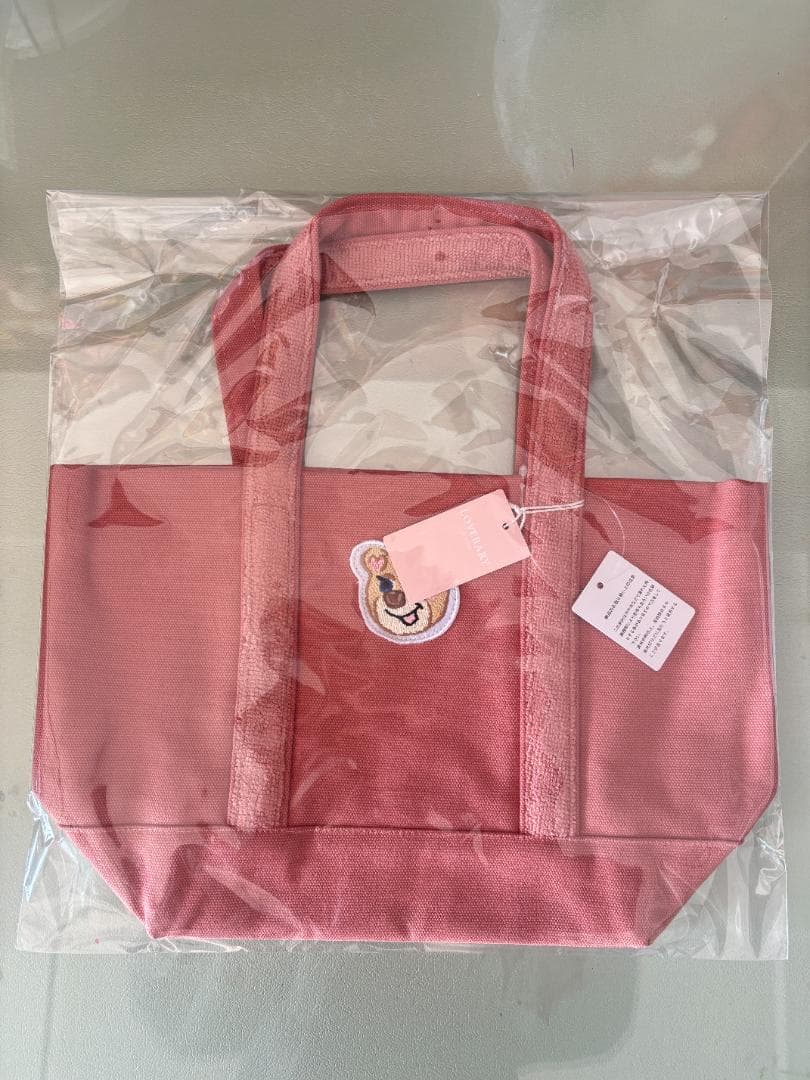 ラブラリーバイフェイラー　オールドテディガール　ワッペントート　ピンク