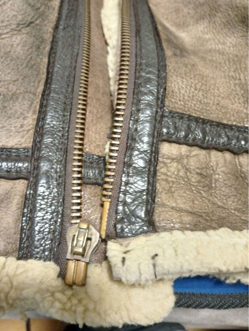 Schott 44 B-3 フライトジャケット シープスキン ブラウン