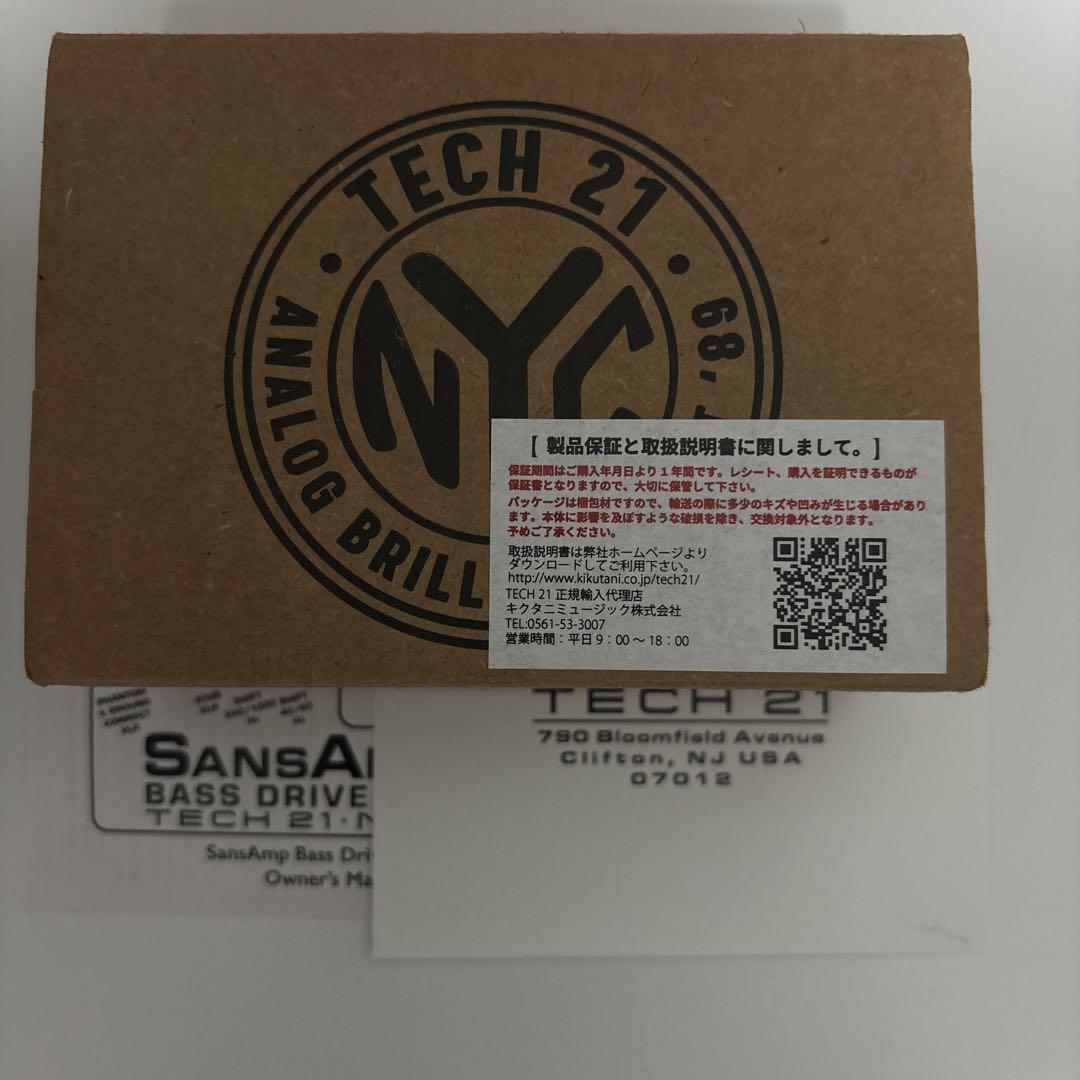 【美品、完備品】Sansamp サンズアンプ Bass D DI V2