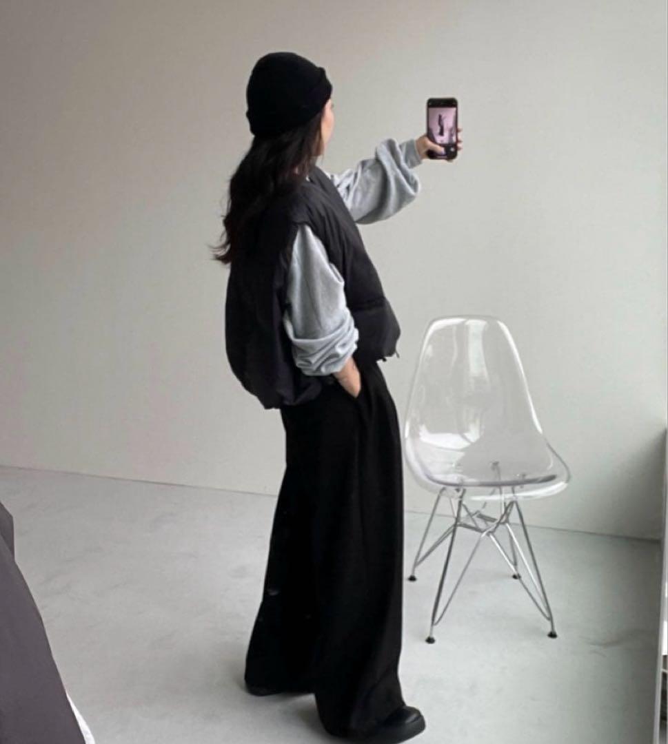 wee9s エッグベスト 2025AW エッグショートダウンベスト