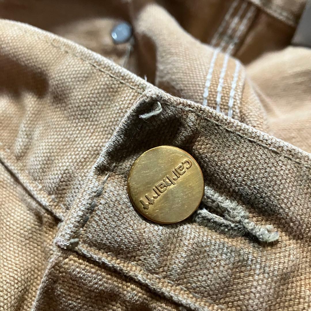 90sUSA製Carharttカーハートダブルニーペインターダックパンツベージュ