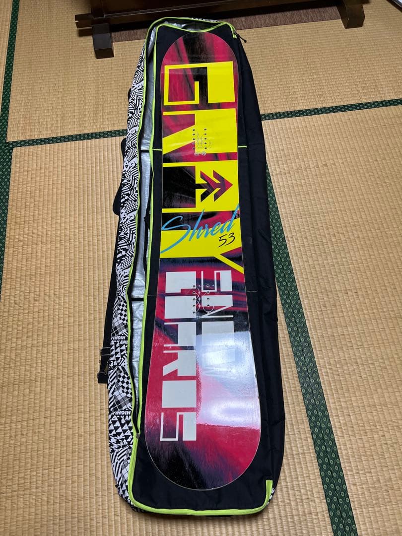 gray スノーボード 板 153cm shred グラトリ