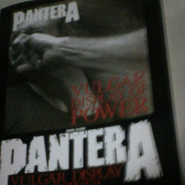 Pantera,VulgarDisplayOfpower,bandscore楽譜