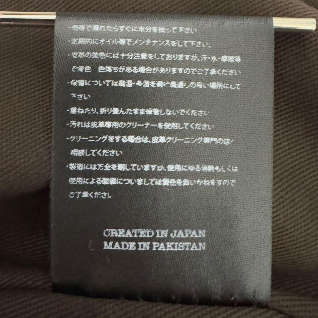 未使用級✨ VIN&AGE ヴィン＆エイジ レザー ダウンベスト バイク 稲妻