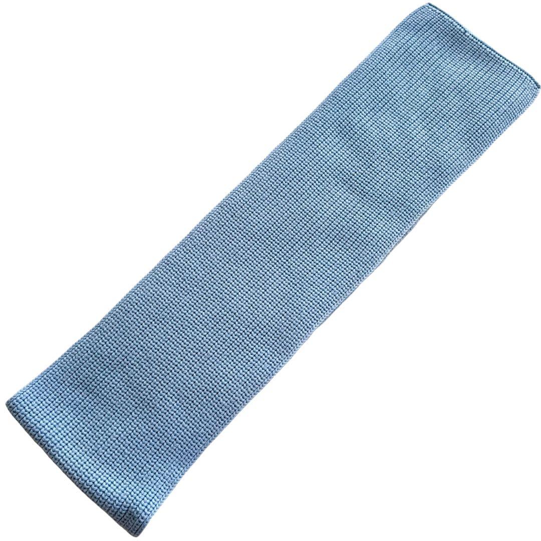 FENDI フェンディ ミンクファー ストール マフラー ウール ライトブルー