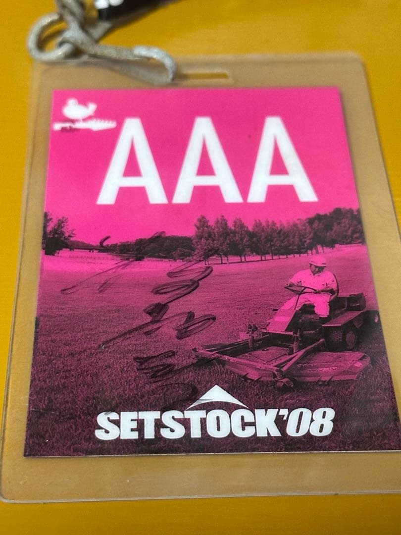 非売品 激レア 桜井和寿 直筆サイン入り SETSTOCK08バックステージパス