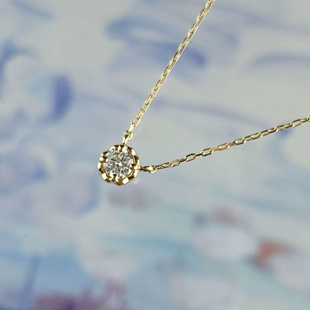 アーカー K18ダイヤモンドネックレス 18金 ダイヤ AHKAH