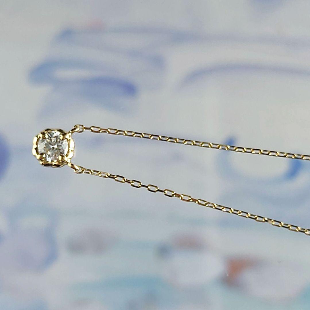 アーカー K18ダイヤモンドネックレス 18金 ダイヤ AHKAH