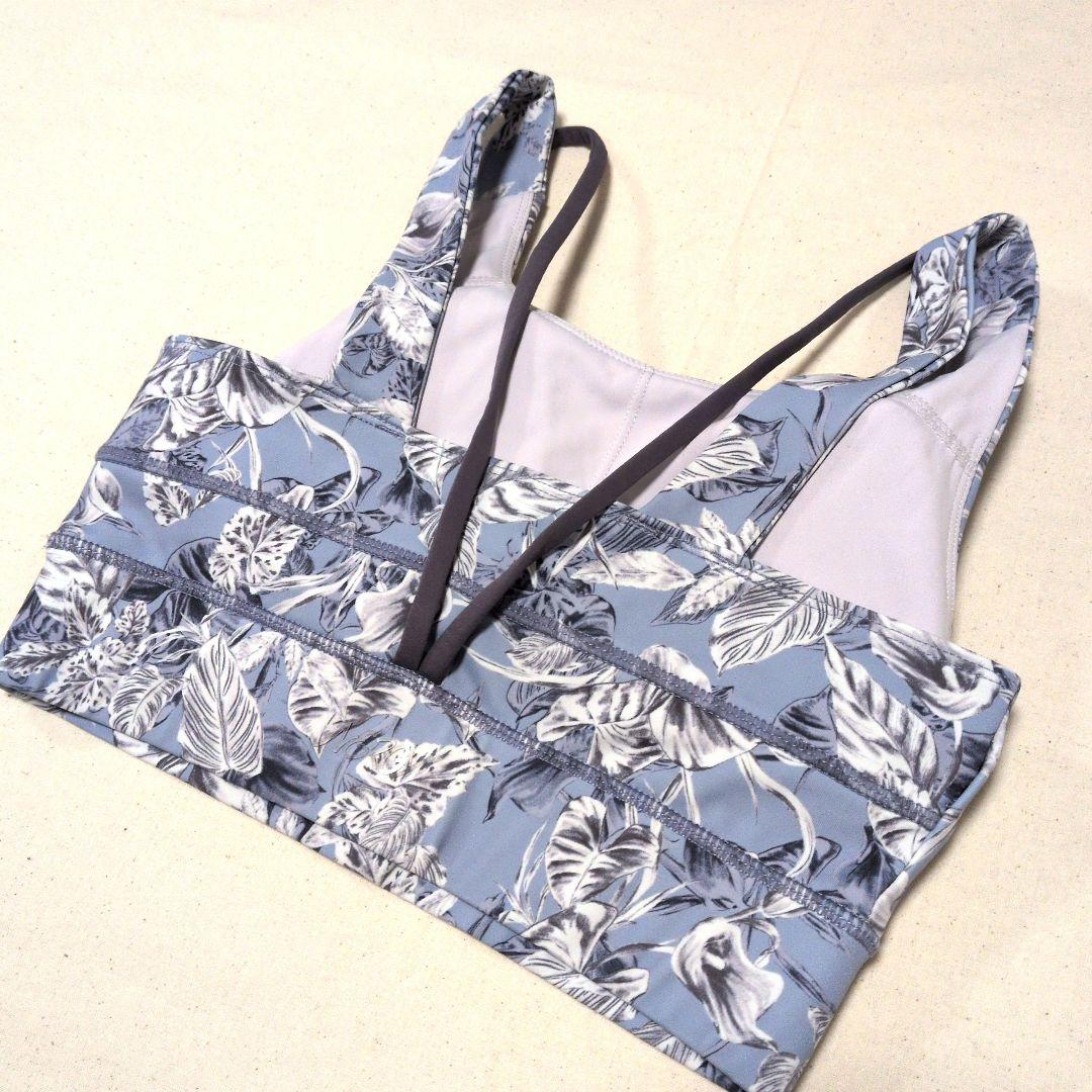 ナージー　花柄 ヨガウェア 上下セット　ブラトップ　レギンス　S　NERGY