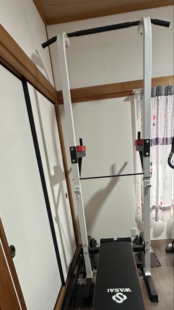 【極美品】【希少】美品WASAI 懸垂マシン ベンチプレス付き