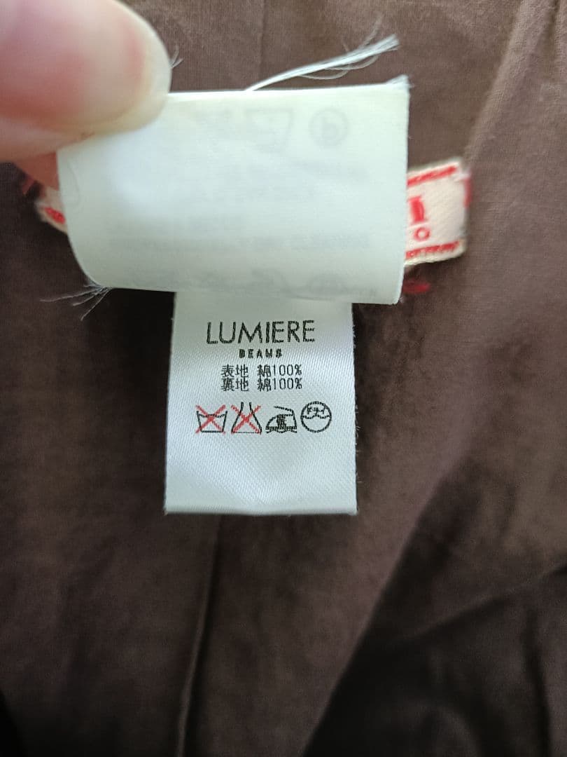 【美品】GENTUCCA BINI ロングコート 女優襟　キャメル　綿100%