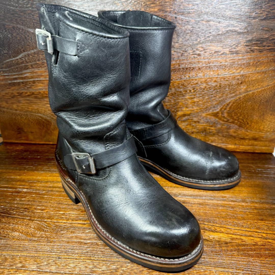 ◆Hawkins◆ホーキンス 26.0cm エンジニアブーツ スチールトゥ 黒