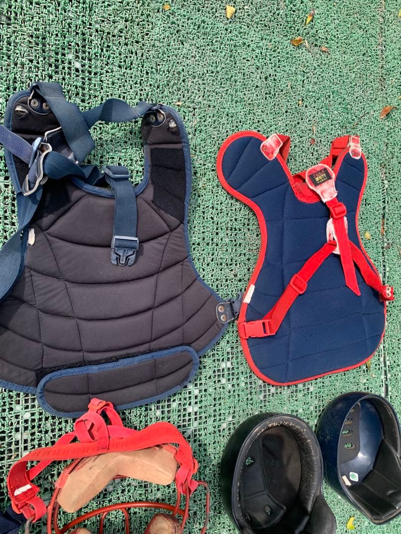 一般軟式用キャッチャー用防具セット