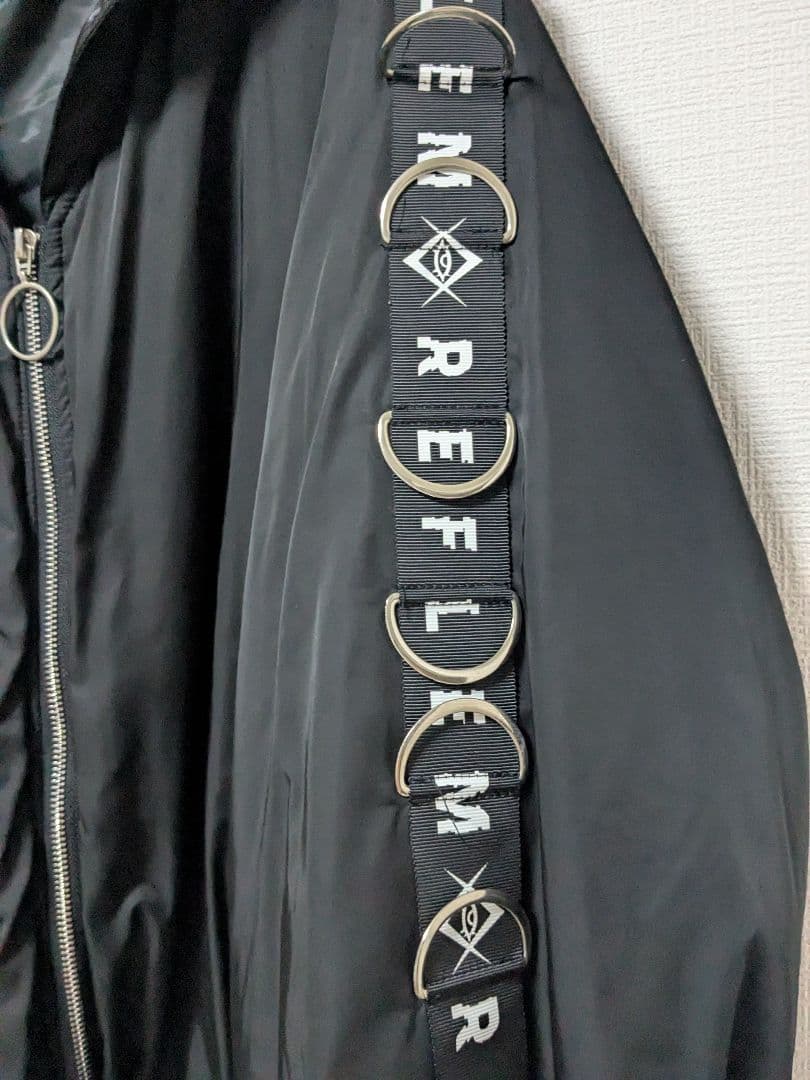REFLEM Dリング セーラー 中綿 ブルゾン 黒系 レフレム