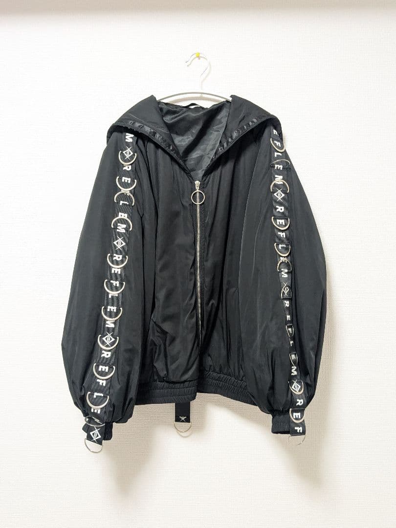 REFLEM Dリング セーラー 中綿 ブルゾン 黒系 レフレム