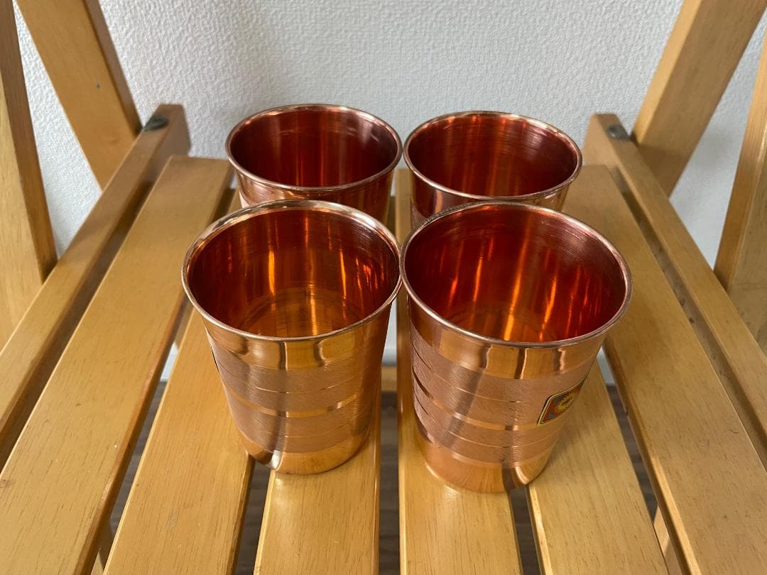 p*c様 【最終値下げ】♦ 純銅のピッチャーと4つのグラスのセット ♦高品質♦耐