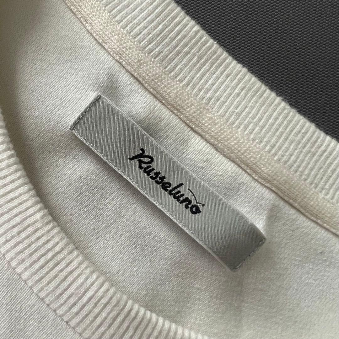 Russeluno ラッセルノ　ロゴ刺繍　メンズ　スウェット　トレーナー　ゴルフ