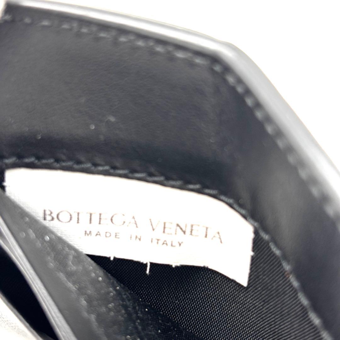 【未使用級】ボッテガヴェネタ カセット マネークリップ 札入 レザー 黒 メンズ