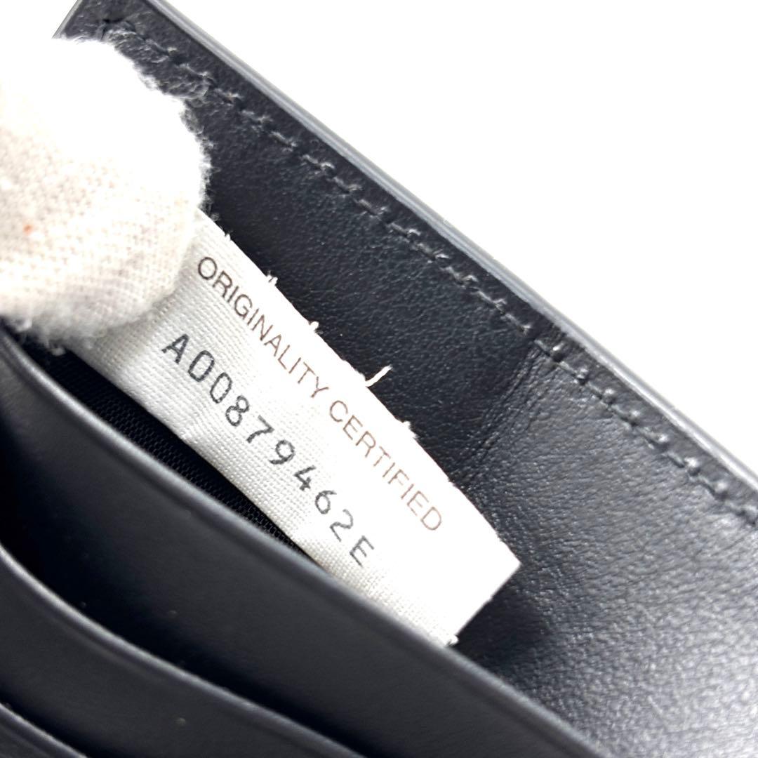 【未使用級】ボッテガヴェネタ カセット マネークリップ 札入 レザー 黒 メンズ